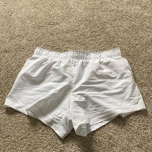 White athletic shorts